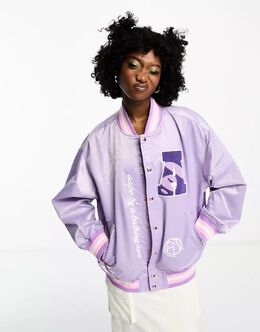 Aape By A Bathing Ape: Фиолетовая куртка 