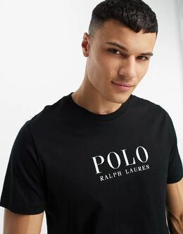 Polo Ralph Lauren: Чёрная футболка 