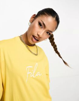 Fila: Жёлтая футболка 