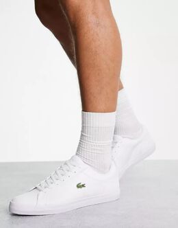 Lacoste: Белые кроссовки Lerond