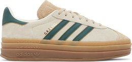 Adidas: Зелёные кроссовки  Gazelle