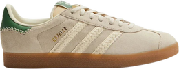 Adidas: Зелёные кроссовки  Gazelle