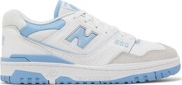 New Balance: Белые кроссовки  550