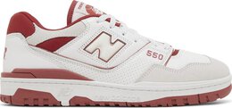 New Balance: Белые кроссовки  550