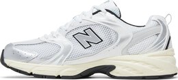 New Balance: Белые кроссовки  530