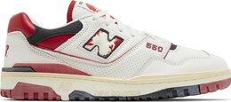 New Balance: Красные кроссовки  550