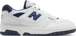 New Balance: Белые кроссовки  550