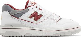 New Balance: Белые кроссовки  550