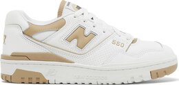 New Balance: Белые кроссовки  550