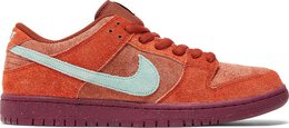 Nike: Красные кроссовки  Dunk Low