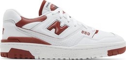 New Balance: Белые кроссовки  550