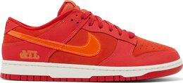 Nike: Красные кроссовки  Dunk Low