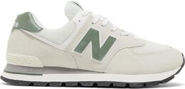 New Balance: Белые кроссовки  574