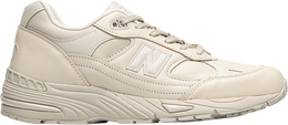 New Balance: Белые кроссовки  991