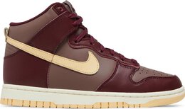 Nike: Красные кроссовки  Dunk High