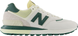 New Balance: Белые кроссовки  574