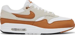 Nike: Оранжевые кроссовки  Air Max 1