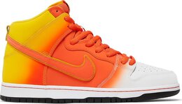 Nike: Оранжевые кроссовки  Dunk High