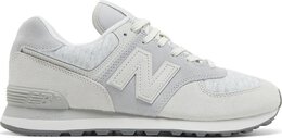 New Balance: Серые кроссовки  574