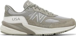 New Balance: Серые кроссовки 