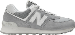 New Balance: Белые кроссовки  574