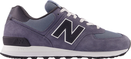 New Balance: Тёмные кроссовки  574