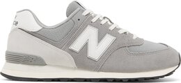 New Balance: Белые кроссовки  574