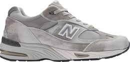 New Balance: Серые кроссовки  991