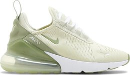 Nike: Зелёные кроссовки  Air Max 270