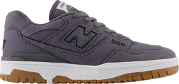 New Balance: Серые кроссовки  550