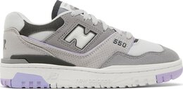 New Balance: Серые кроссовки  550