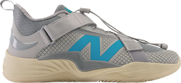 New Balance: Серые кроссовки 