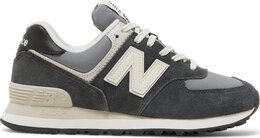 New Balance: Чёрные кроссовки  574