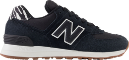 New Balance: Чёрные кроссовки  574