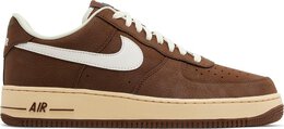 Nike: Коричневые кроссовки Air Force 1