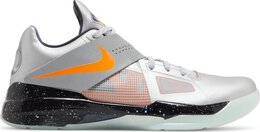 Nike: Серебристые кроссовки  Zoom KD 4