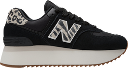 New Balance: Чёрные кроссовки  574