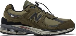 New Balance: Тёмные кроссовки  2002R