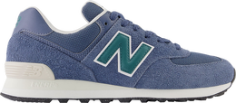 New Balance: Синие кроссовки  574