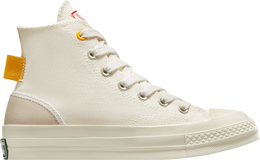 Converse: Жёлтые кроссовки  Chuck 70