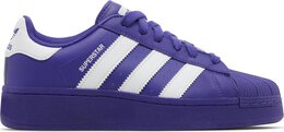 Adidas: Фиолетовые кроссовки  Superstar