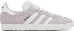 Adidas: Серебристые кроссовки  Gazelle