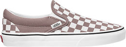 Vans: Коричневые кроссовки  Classic Slip On Checkerboard