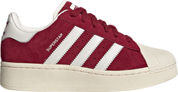 Adidas: Бордовые кроссовки  Superstar