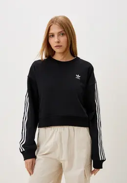 adidas Originals: Чёрный свитшот 