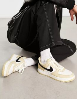 Nike: Золотые кроссовки Air Force 1