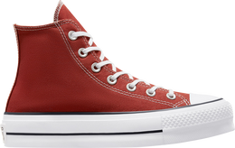 Converse: Красные кроссовки Chuck Taylor All Star Lift