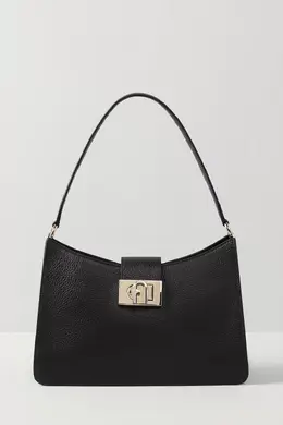 Furla: Чёрная сумка 