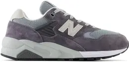 New Balance: Серые кроссовки 