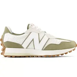 New Balance: Зелёные кроссовки 